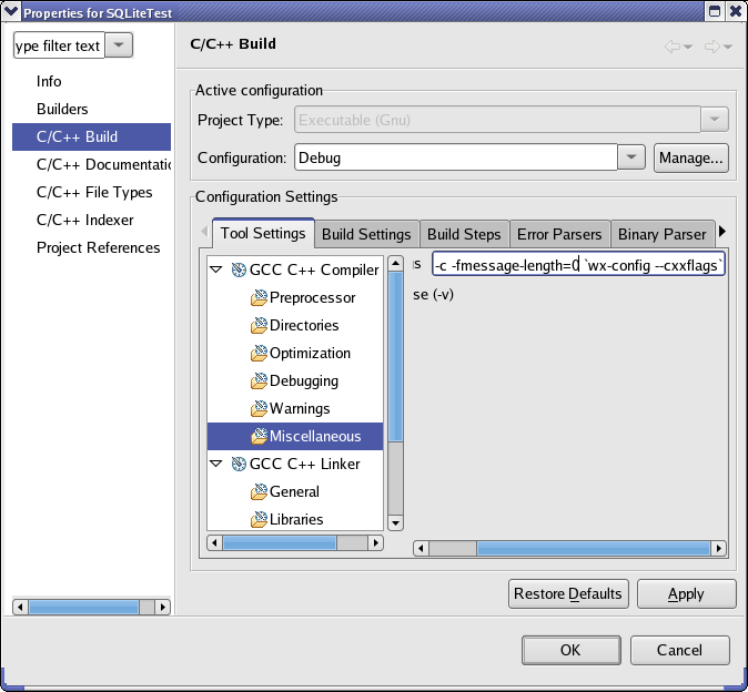 Работа с базами данных в wxWidgets - SQLite + DatabaseLayer Работа с базами данных в wxWidgets - SQLite + DatabaseLayer - 1